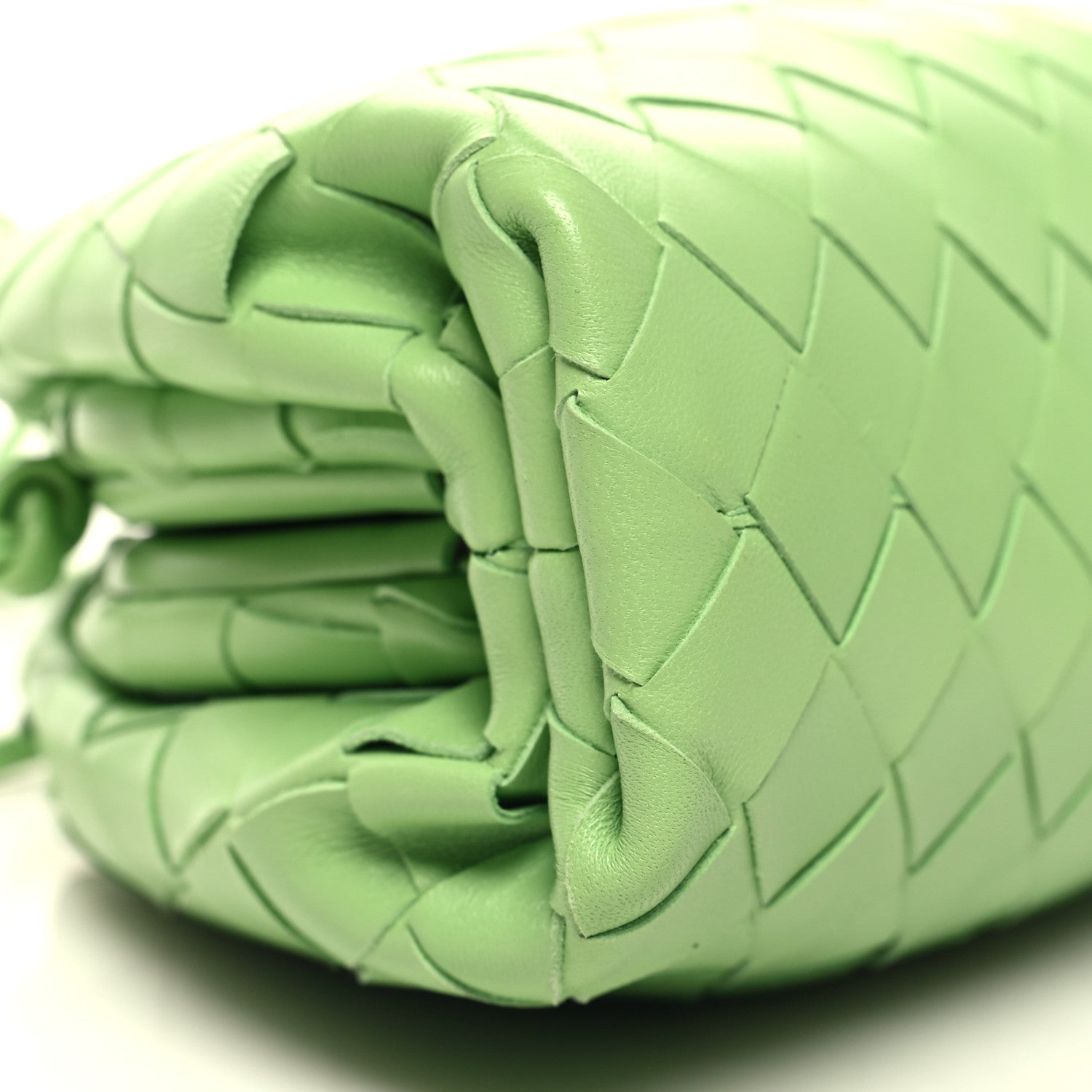 Bottega Veneta Nappa Intrecciato The Mini Pouch Pistachio 9 of 10