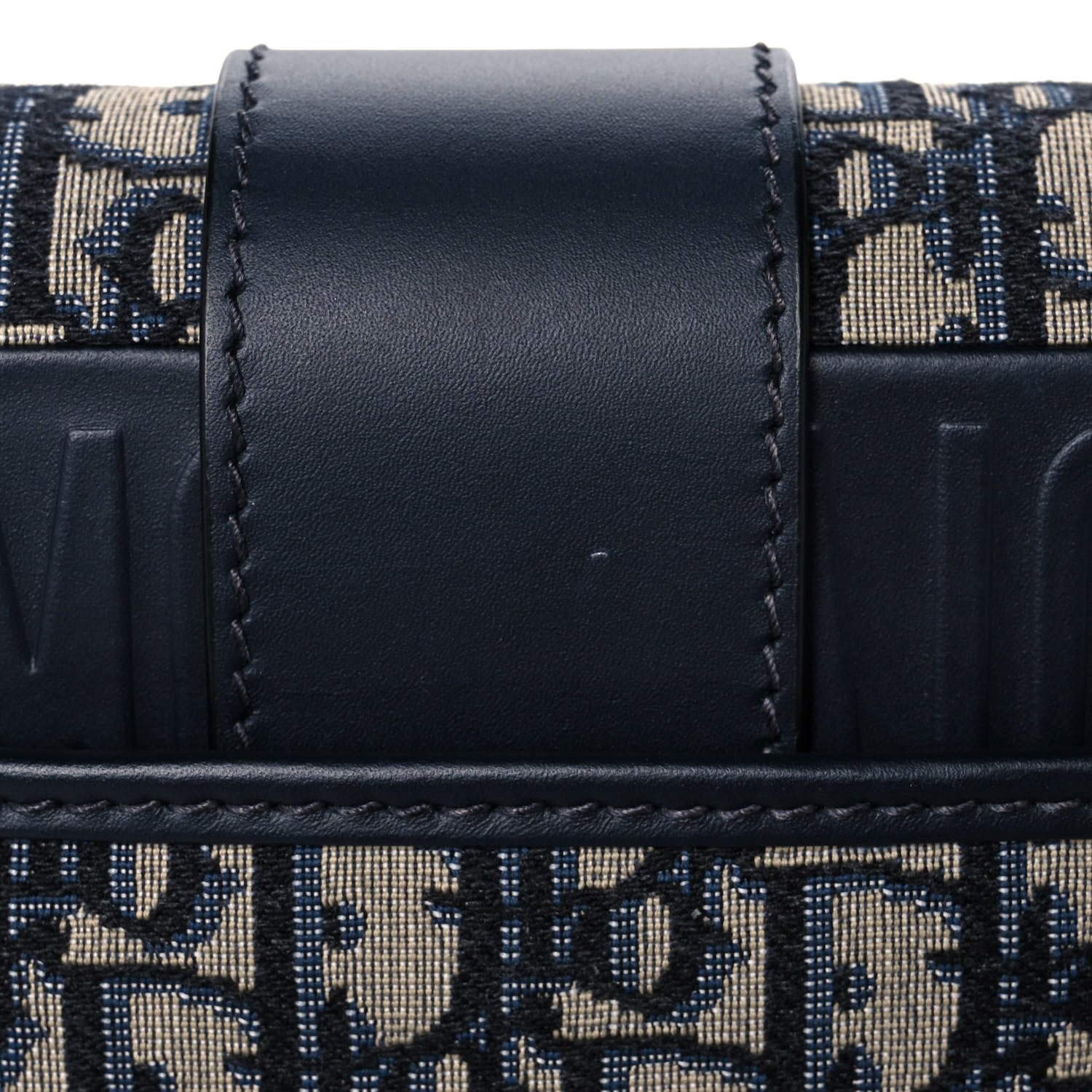 Christian Dior Oblique 30 Montaigne Chain Flap Bag Blue 11 of 12