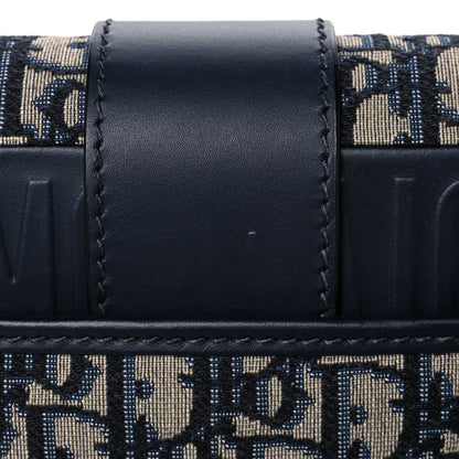 Christian Dior Oblique 30 Montaigne Chain Flap Bag Blue 11 of 12