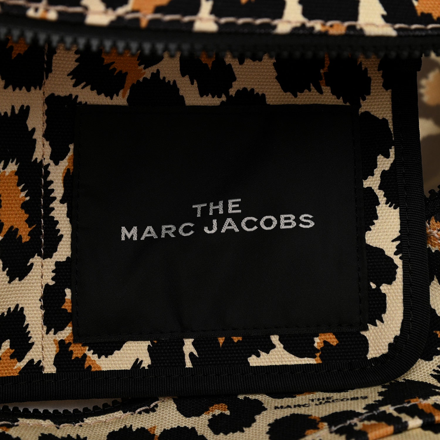 Marc Jacobs Cotton Canvas Leopard Print Medium The Traveler Tote Bag 6 of 9