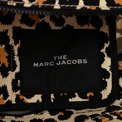 Marc Jacobs Cotton Canvas Leopard Print Medium The Traveler Tote Bag 6 of 9