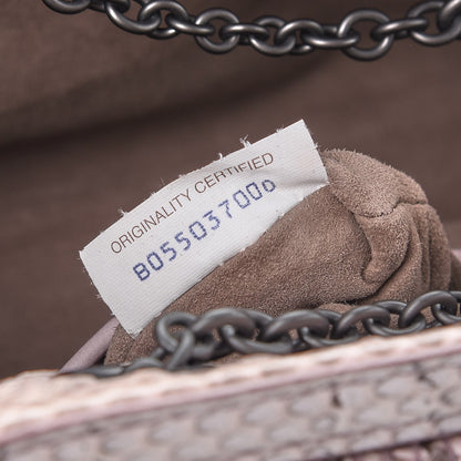 Bottega Veneta Lizard Snakeskin Chain Shoulder Bag 8 of 10