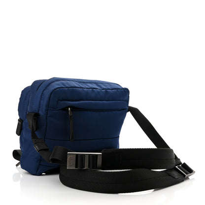 Prada Nylon Saffiano Racing Logo Camera Crossbody Bag Blue Black 3 of 11