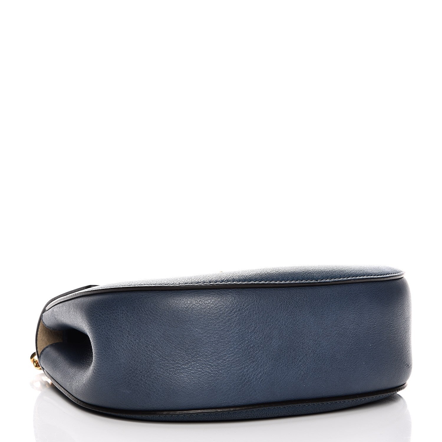 Chloe Grained Lambskin Drew Shoulder Bag Denim Blue 4 of 6