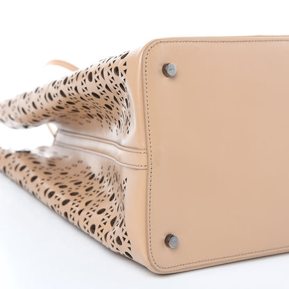 Alaia Calfskin Vienne Wave Mina 32 Bag Sable 8 of 13