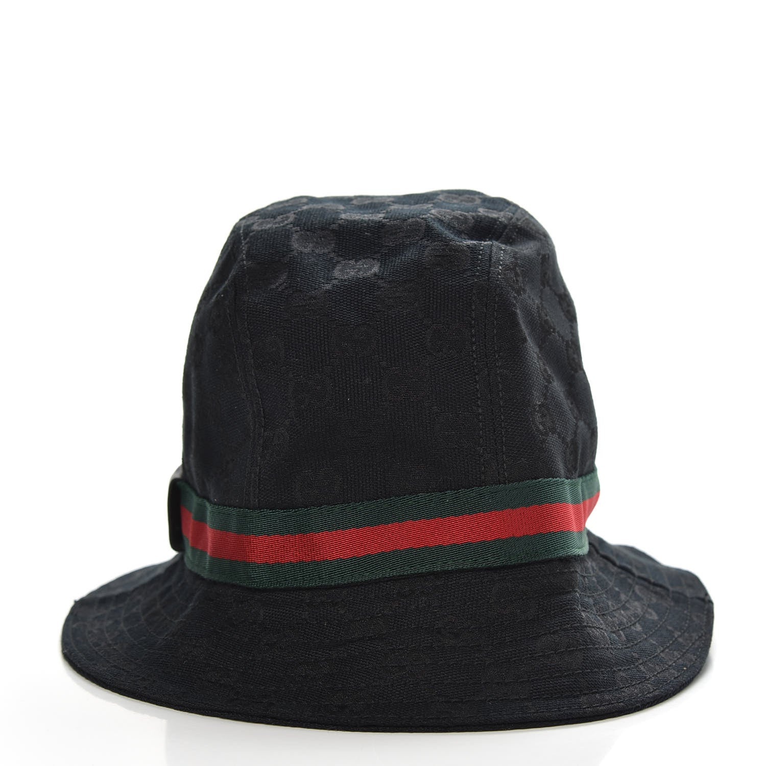 Gucci Monogram Web Bucket Hat XL Black 3 of 6