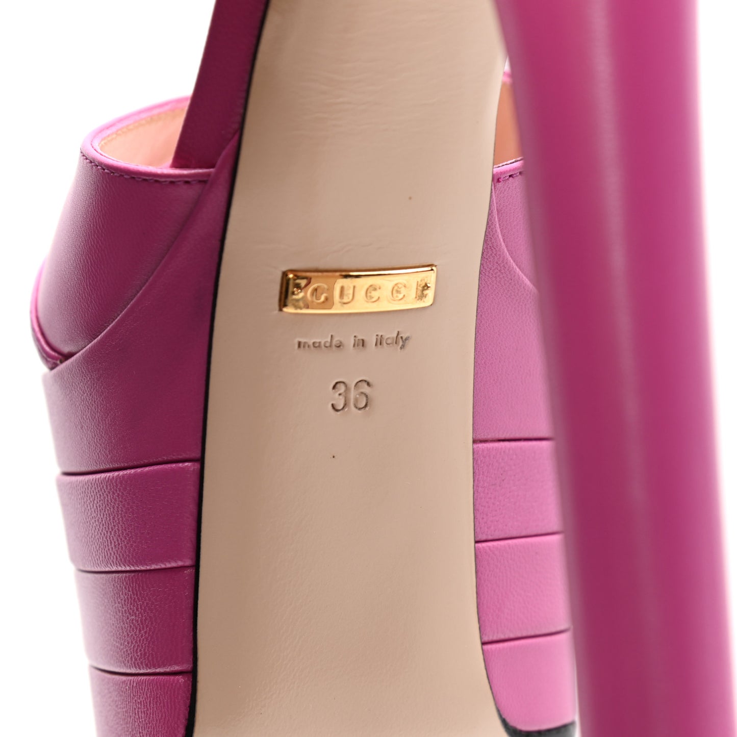 Malaga Kid Angel T-Strap Platform High Heel Sandals 36 Rododendro