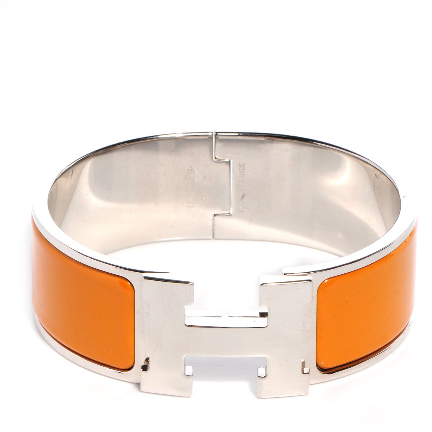 Enamel Wide Clic Clac H Bracelet PM Curry
