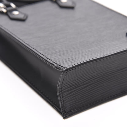 Louis Vuitton Epi Petit Sac Plat Black 7 of 9