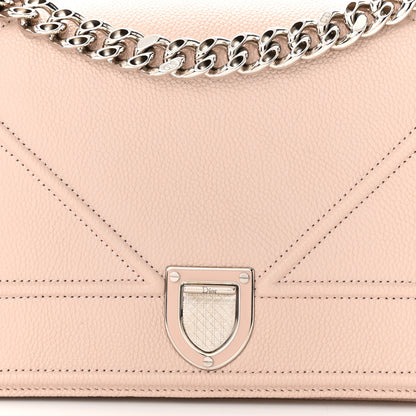 Christian Dior Grained Calfskin Small Diorama Flap Bag Rose Poudre 9 of 14