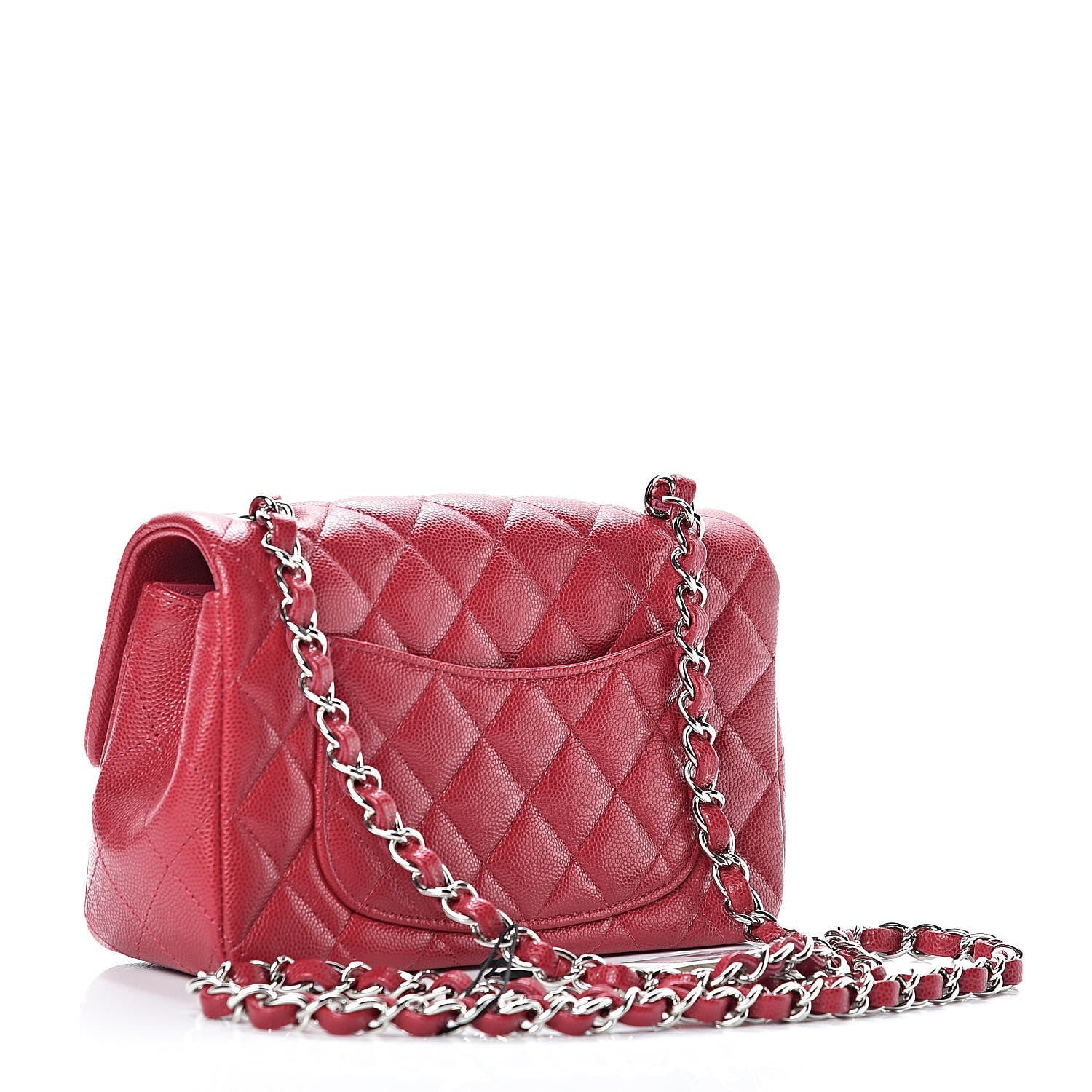 Chanel Caviar Quilted Mini Rectangular Flap Pink 3 of 11