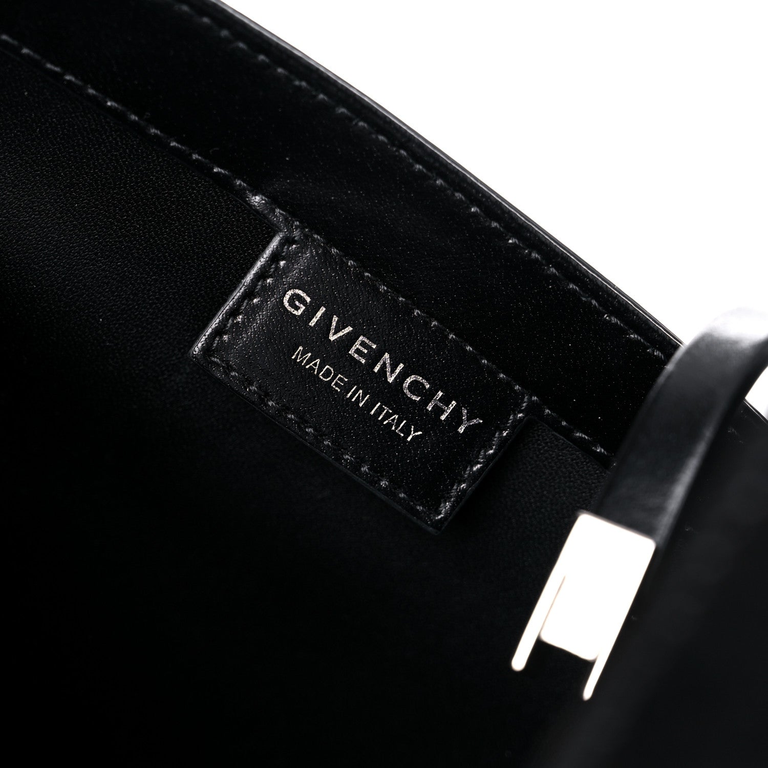 Givenchy Box Calfskin Small Cut Out Shoulder Bag Black 6 of 12