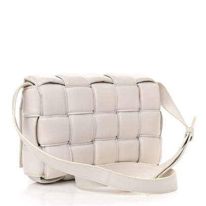 Bottega Veneta Nappa Maxi Intreccio Padded Cassette Crossbody Bag Chalk 3 of 11