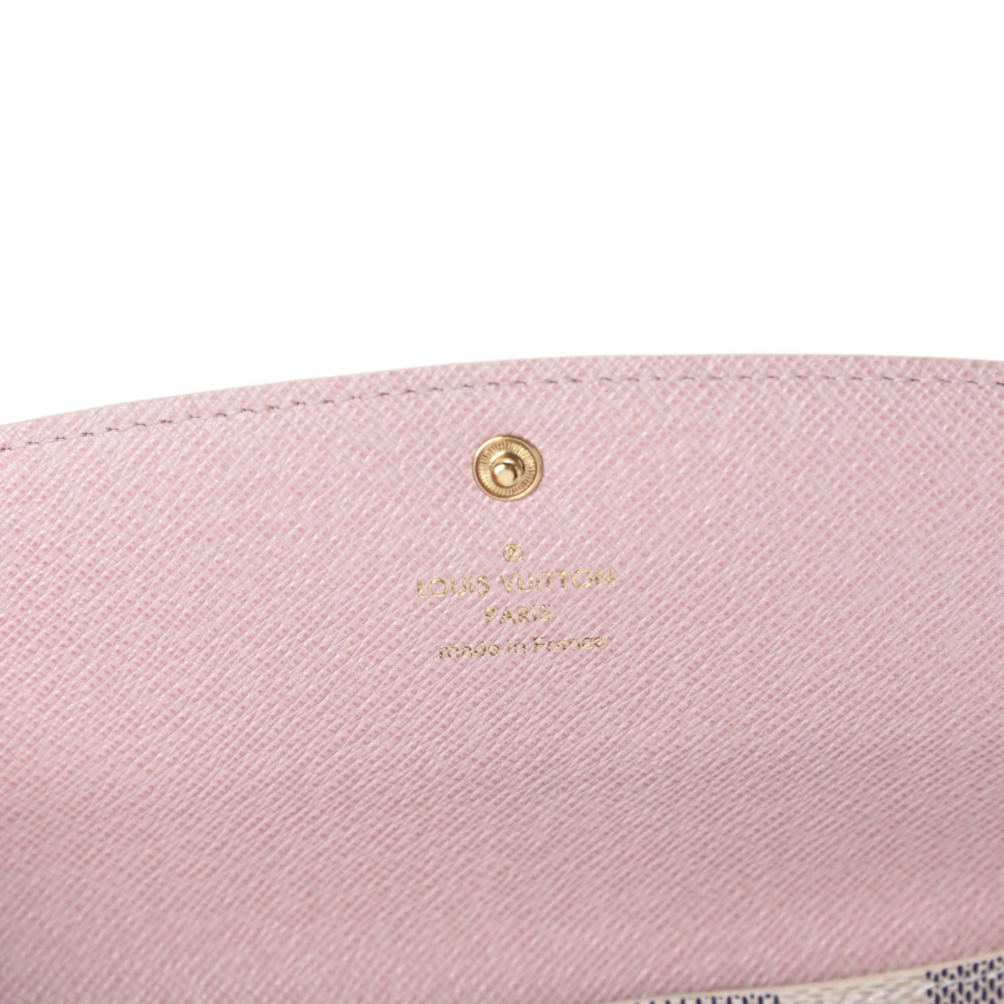 Damier Azur Emilie Wallet Rose Ballerine