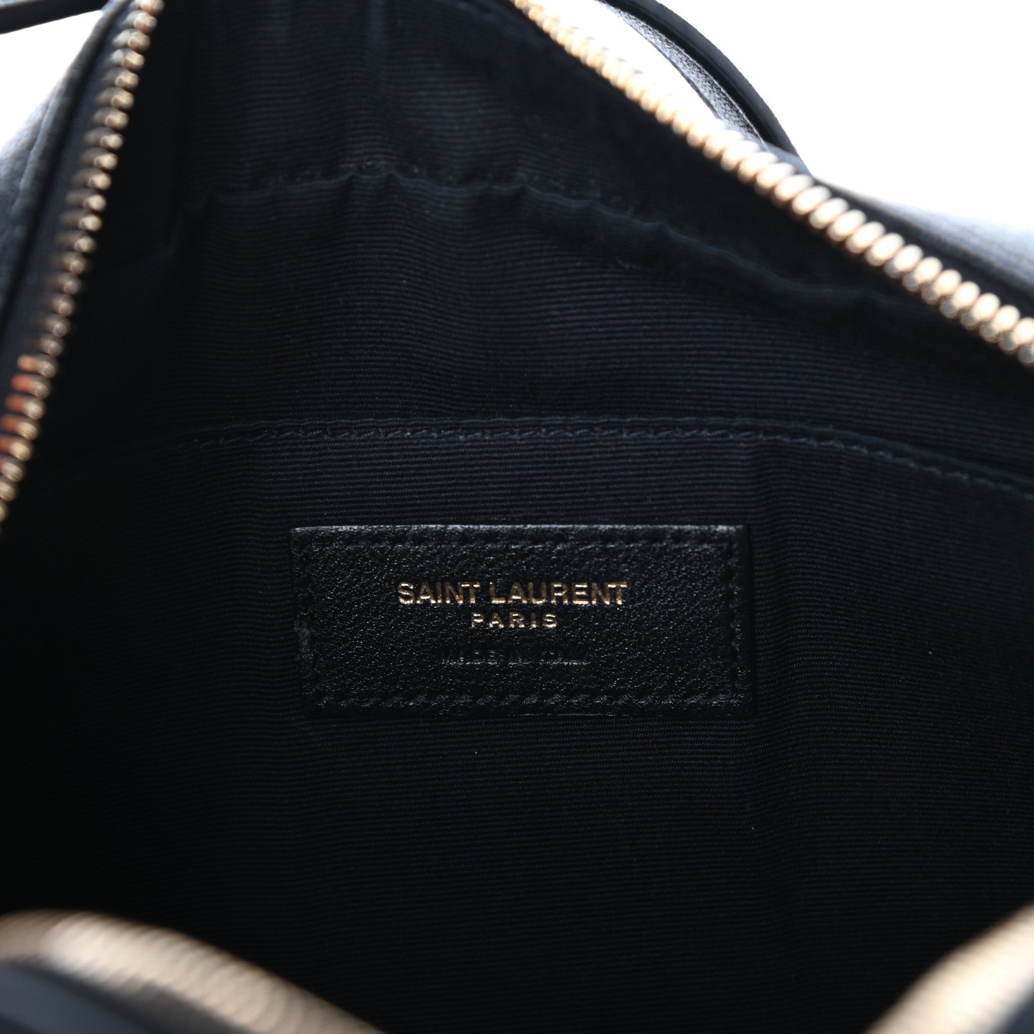 Saint Laurent Lambskin Monogram Small Lou Camera Bag Black 6 of 8