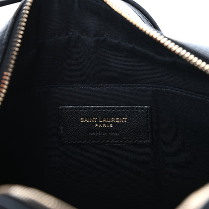 Saint Laurent Lambskin Monogram Small Lou Camera Bag Black 6 of 8