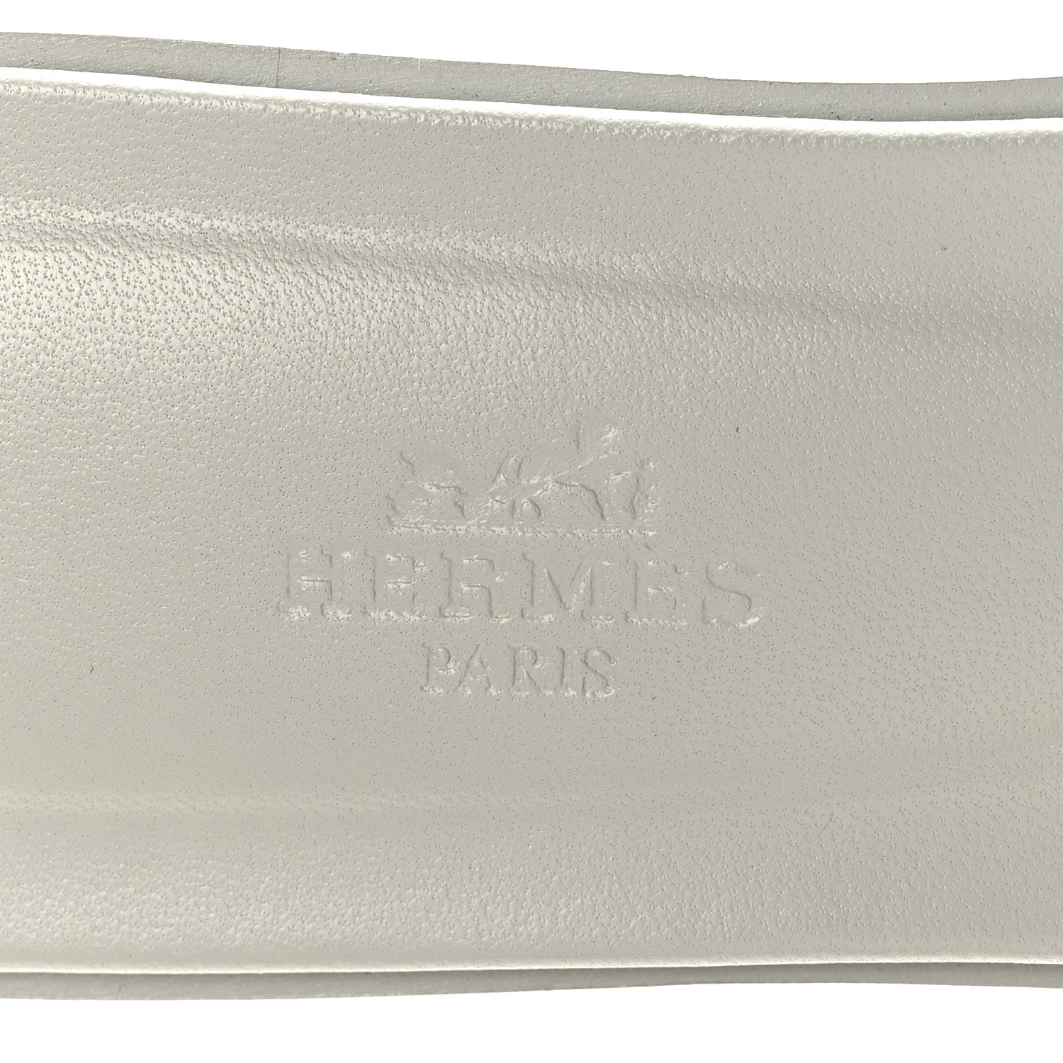 Hermes Epsom Oran Sandals 38 Bleu Glacier 7 of 9