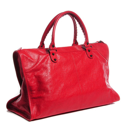 Balenciaga Agneau Classic Hardware Work Rouge Coquelicot 3 of 12