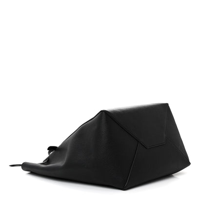 Celine Soft Grained Calfskin Medium Belt Cabas Phantom Black 4 of 10