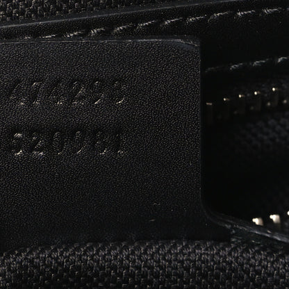 Gucci Soft GG Supreme Monogram Web Belt Bag Black Grey 7 of 9