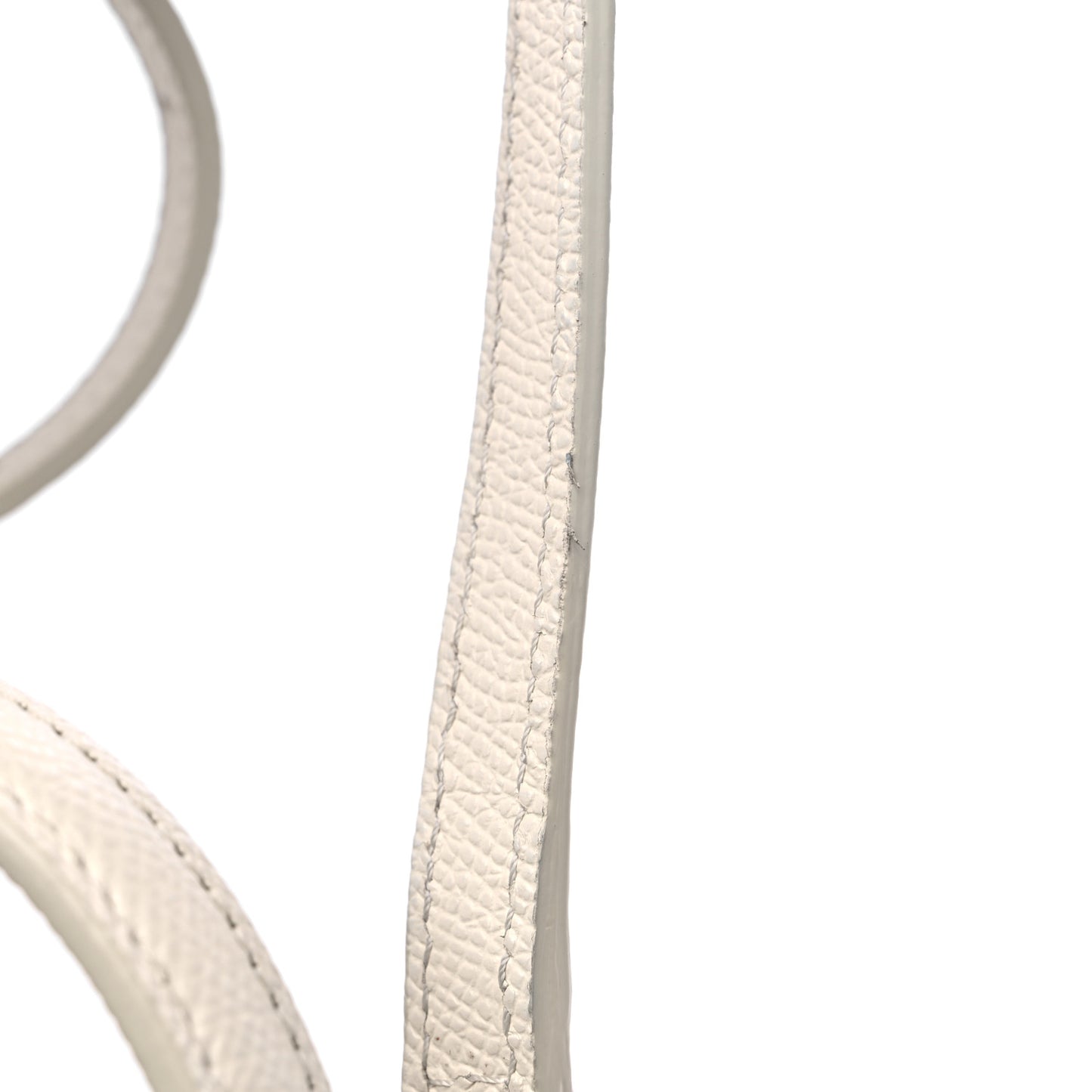 Grained Calfskin Pico Belt Bag Rice