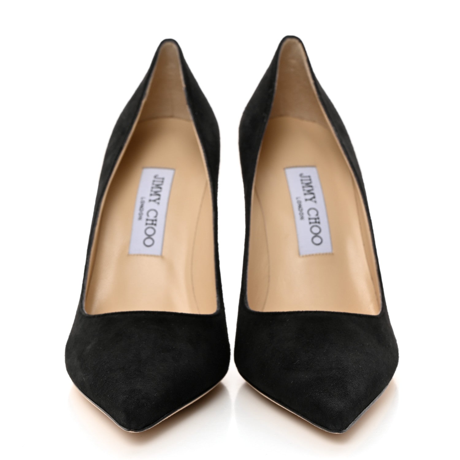 Jimmy Choo Suede Abel Pumps 38 Black 2 of 8