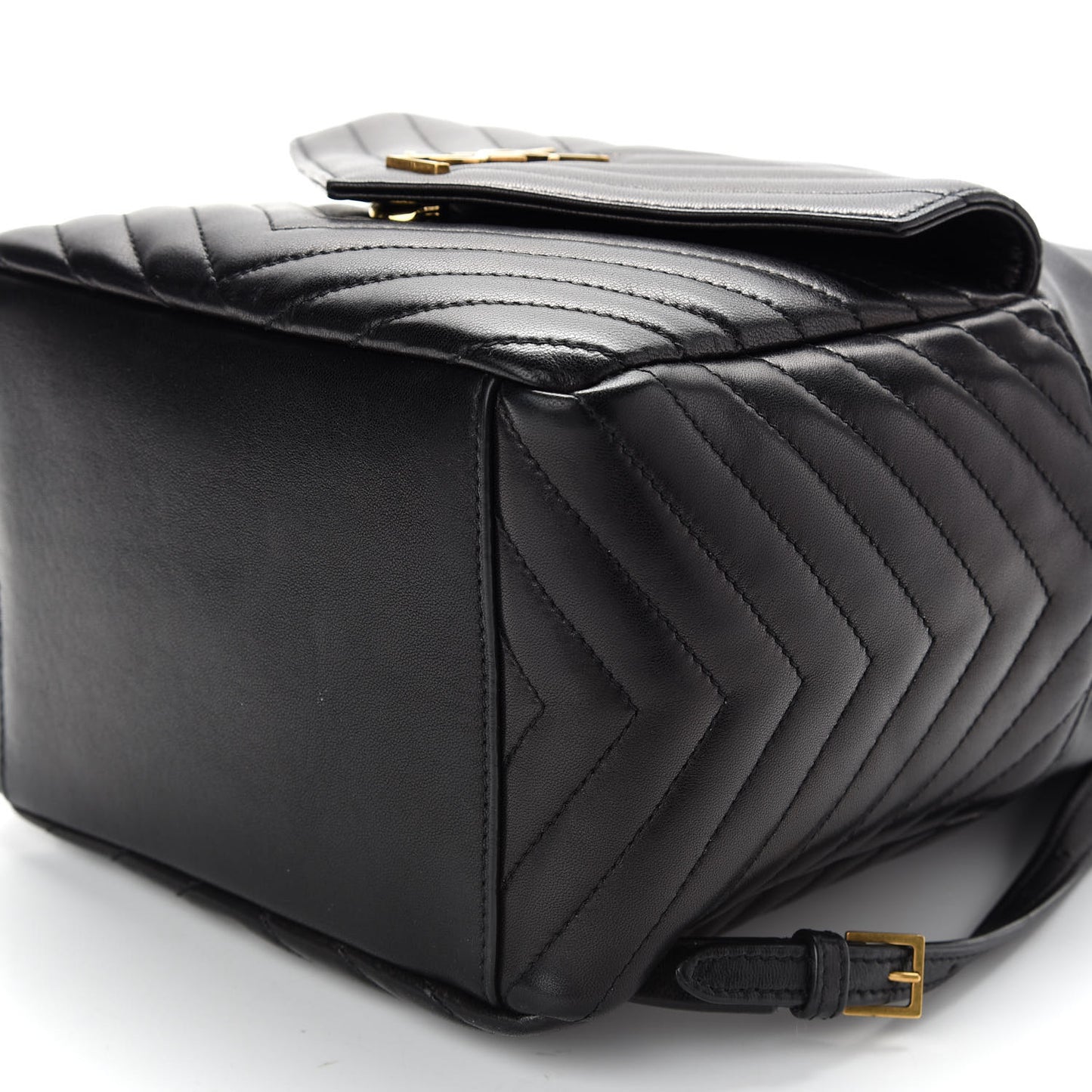 Lambskin Matelasse Monogram Joe Backpack Black