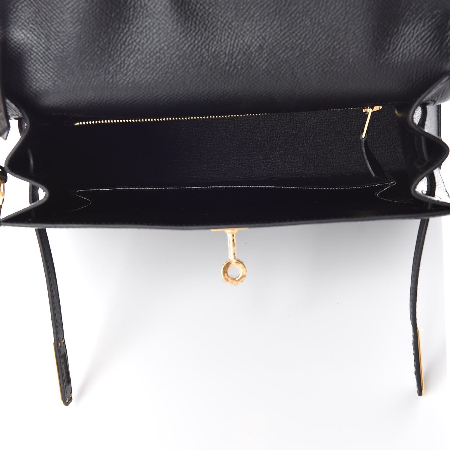 Hermes Epsom Kelly Sellier 25 Black 8 of 40
