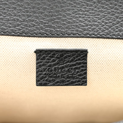 Gucci Pebbled Calfskin Small Dionysus Shoulder Bag Black 7 of 13
