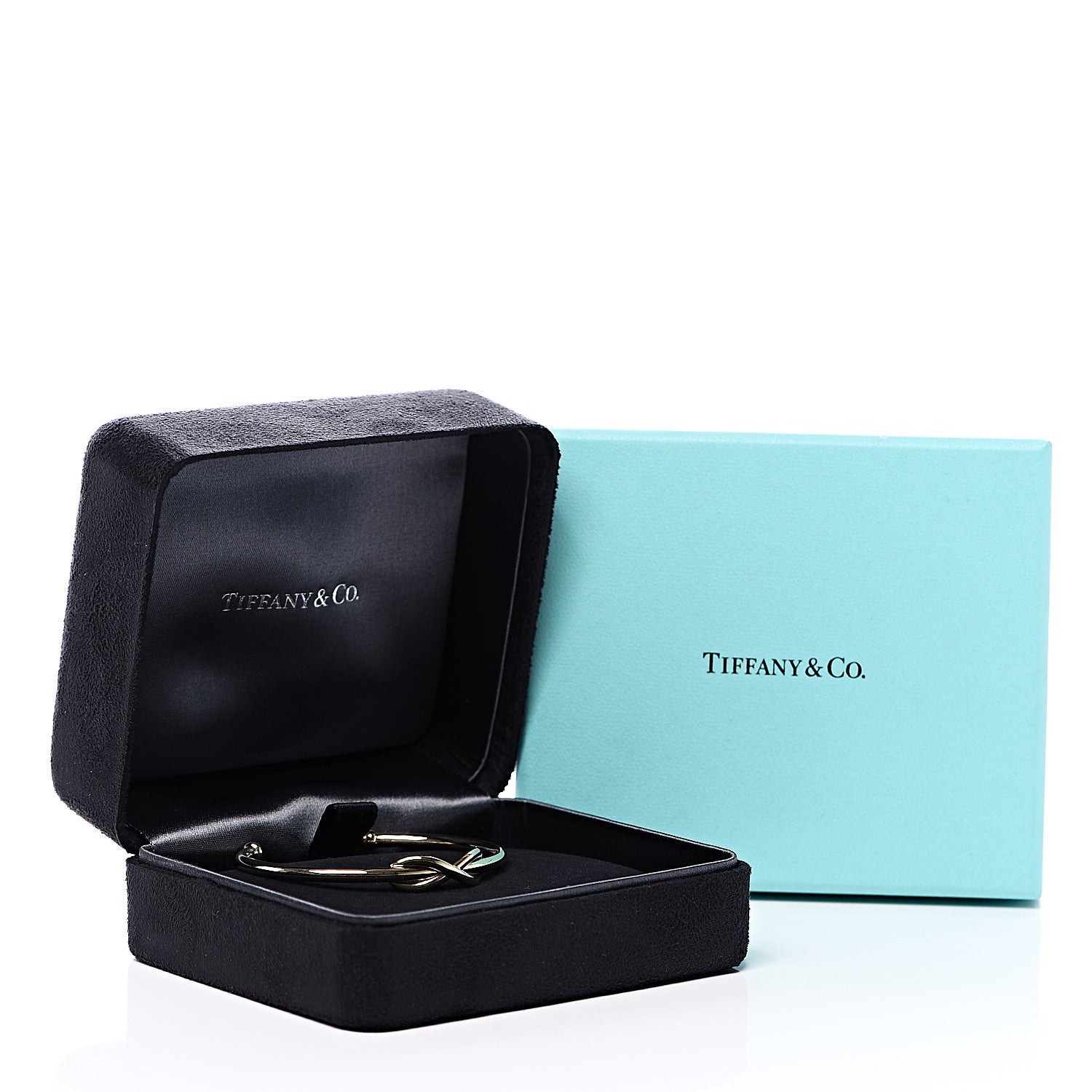 Tiffany 18K Yellow Gold Infinity Cuff Bracelet 5 of 5
