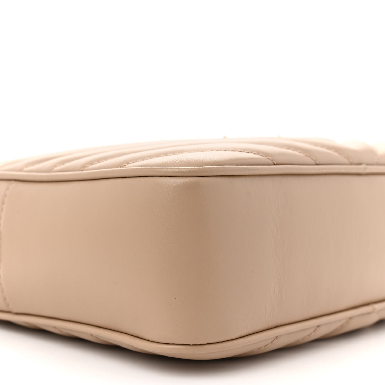 Saint Laurent Calfskin Matelasse Monogram Lou Camera Bag Dark Beige 9 of 12