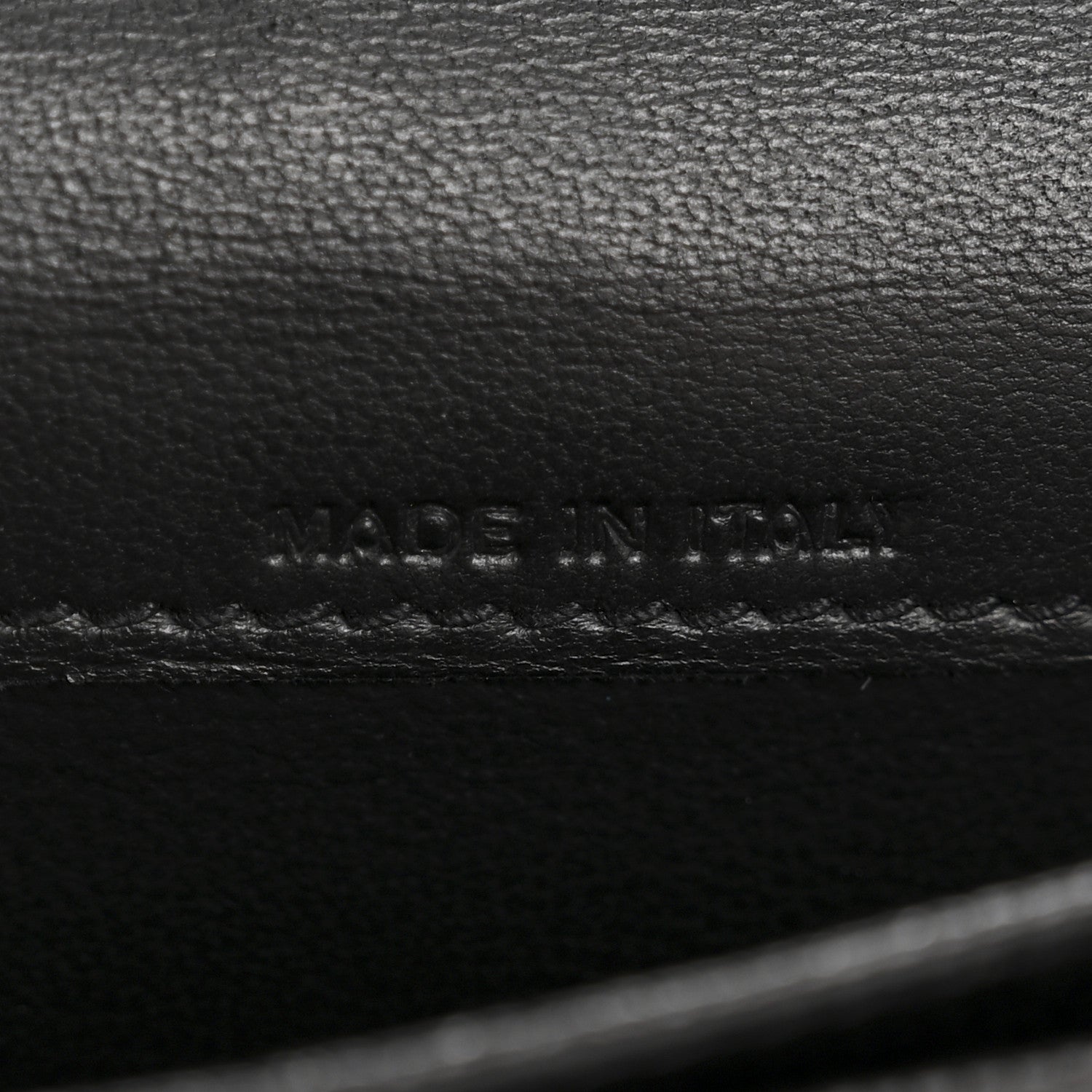 Saint Laurent Grain De Poudre Business Card Case Black 7 of 11