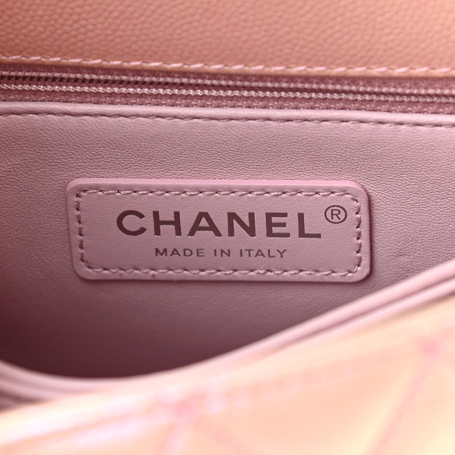 Chanel Iridescent Caviar Quilted Mini Coco Handle Flap Pink 6 of 9