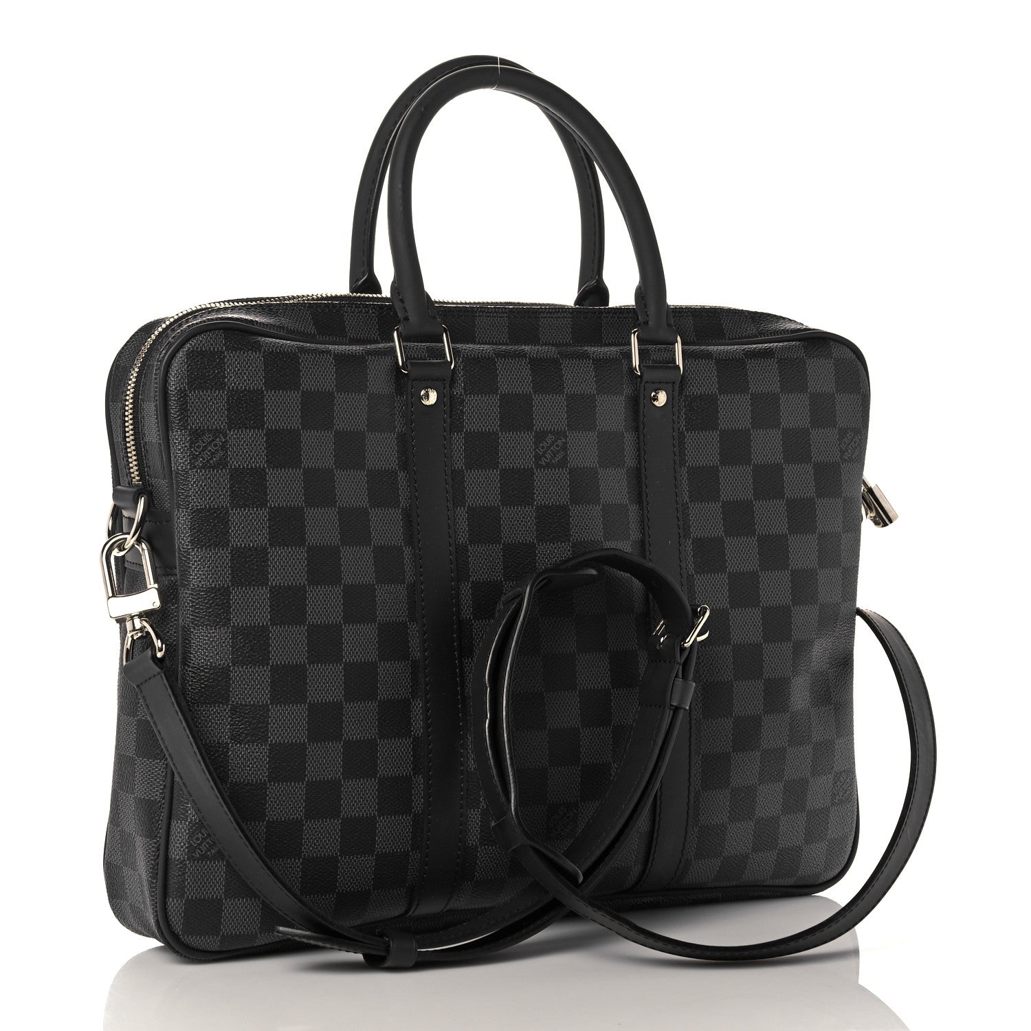 Louis Vuitton Damier Graphite Porte Documents Voyage PM 3 of 13
