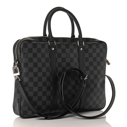 Louis Vuitton Damier Graphite Porte Documents Voyage PM 3 of 13