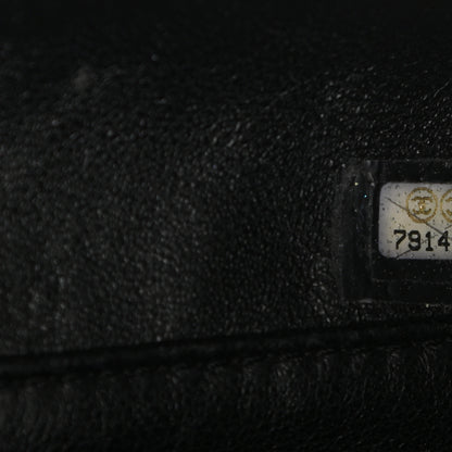 Chanel Caviar Quilted Jumbo Kelly Flap Black 6 of 8