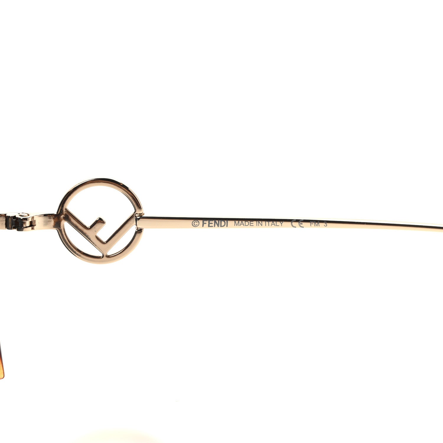 Fendi Metal Acetate F is Fendi FF Square Sunglasses FF 0294/S Blue Havana 5 of 7