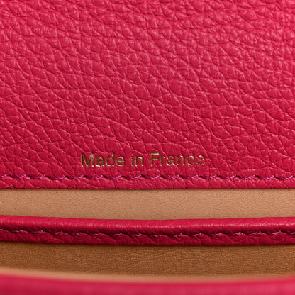 Delvaux Grained Calfskin Mini Brillant Satchel Rose Indien 7 of 14