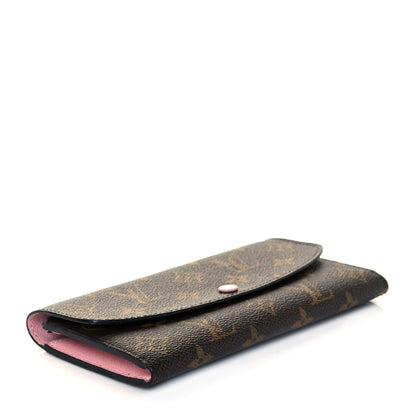 Louis Vuitton Monogram Emilie Wallet Rose Ballerine 4 of 7