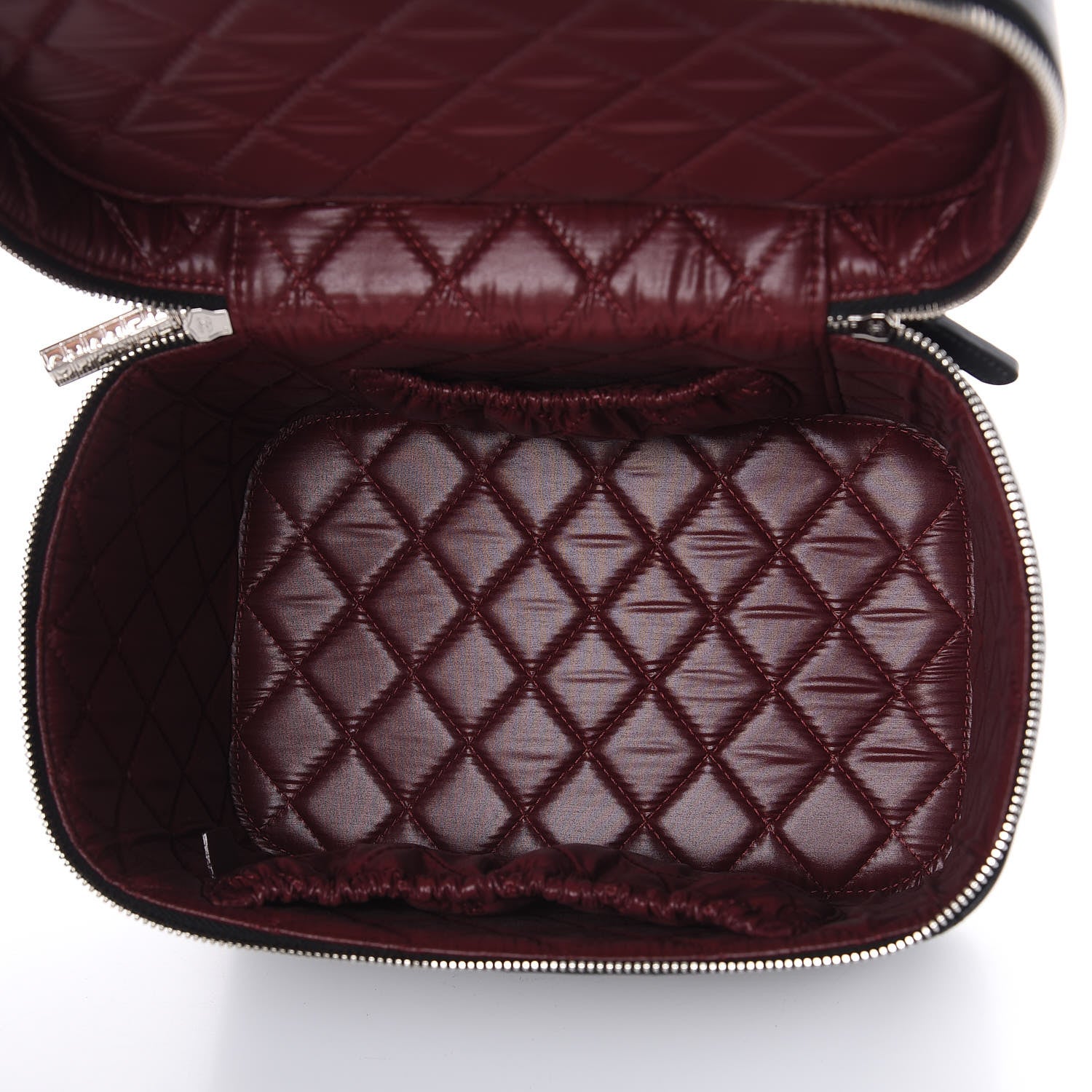 Chanel Lambskin Quilted Large Vanity Pouch Black 5 of 8