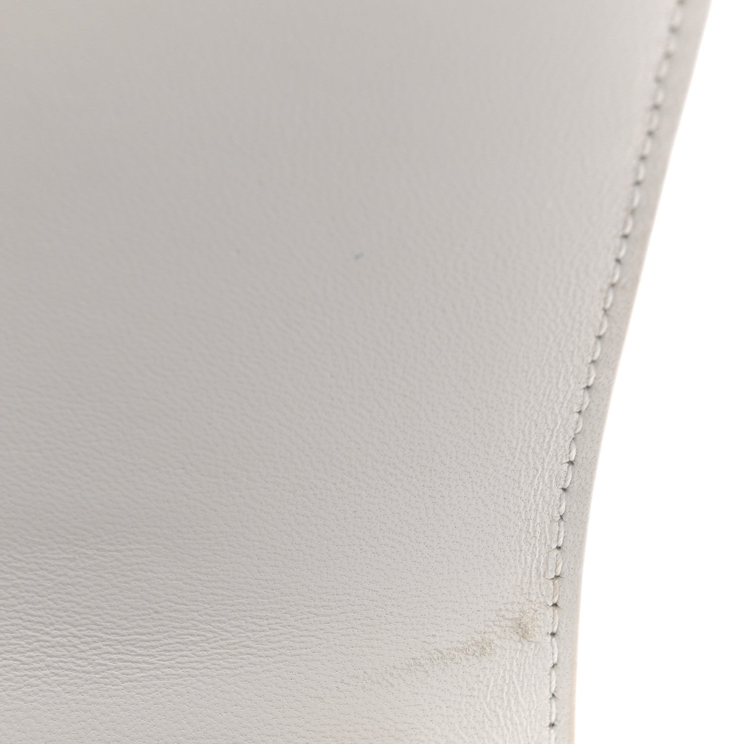 Balenciaga Calfskin Crocodile Embossed Small Hourglass Top Handle Bag White 11 of 15