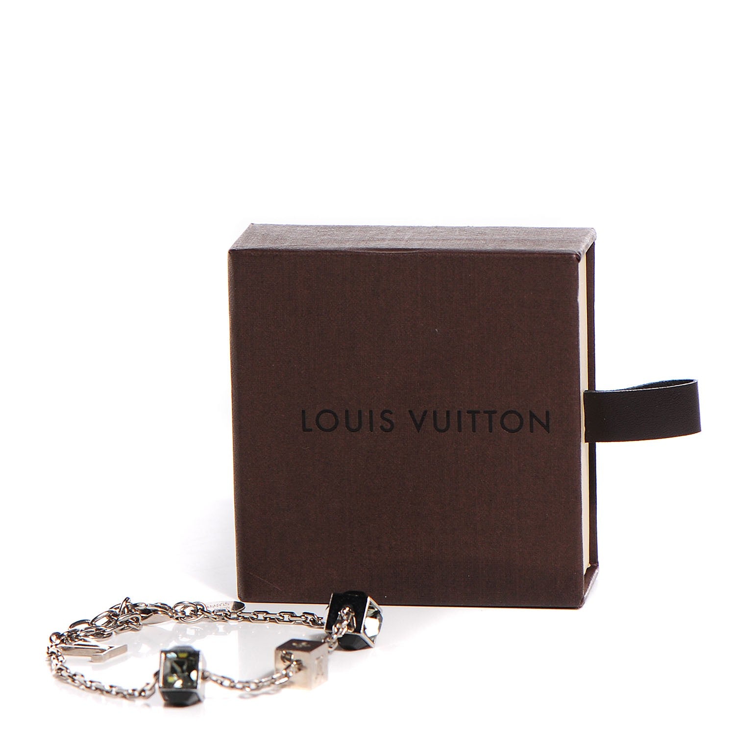 Louis Vuitton Swarovski Gamble Damier Bracelet Silver 6 of 6