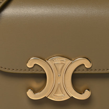 Celine Shiny Calfskin Mini Triomphe Olive 8 of 14