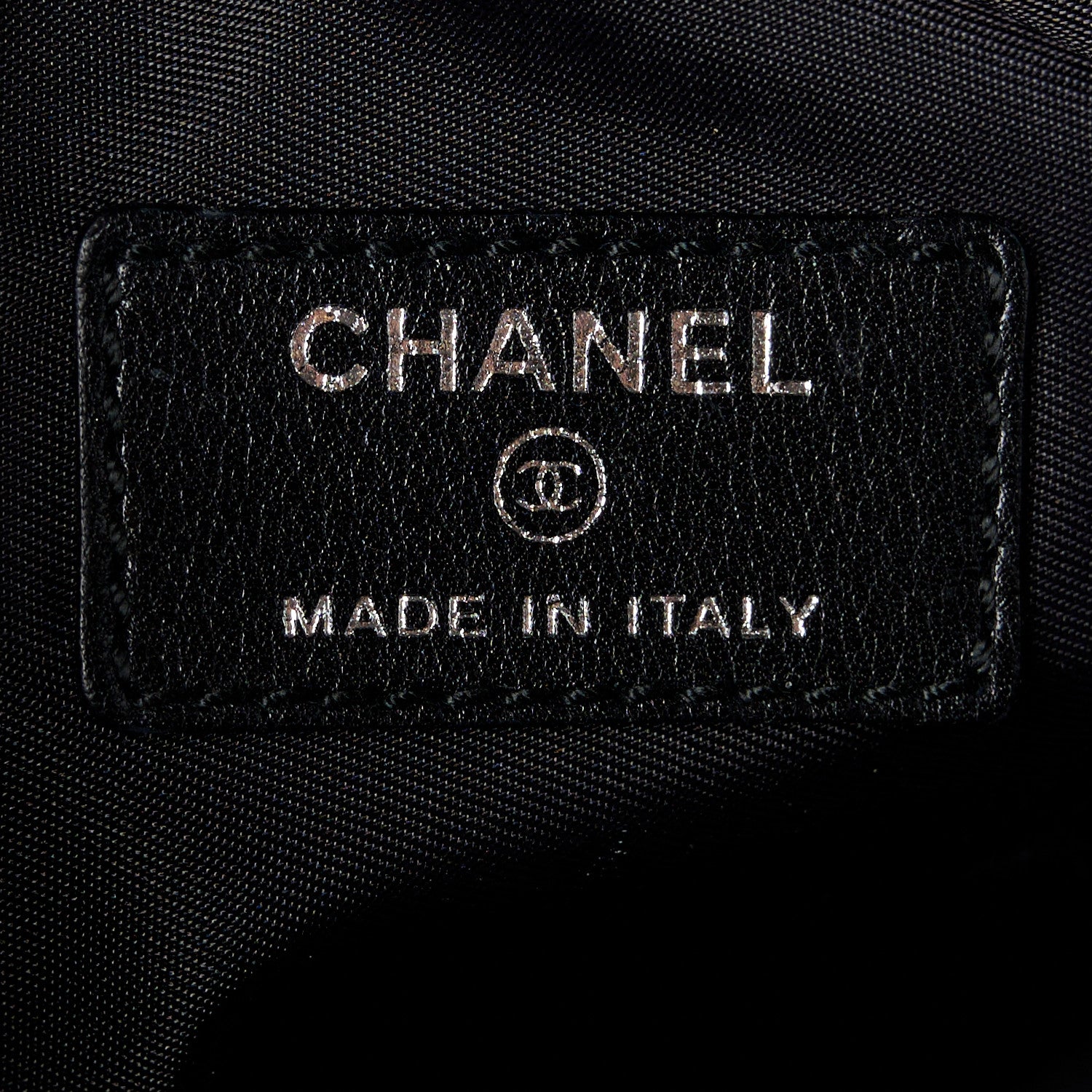 Chanel Coated Canvas Paris Biarritz Makeup Pouch Black 6 of 10