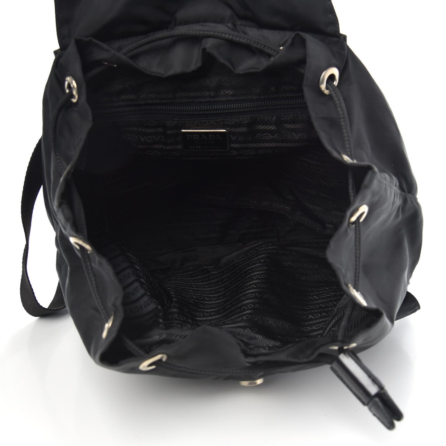 Nylon Vela Large Backpack Black