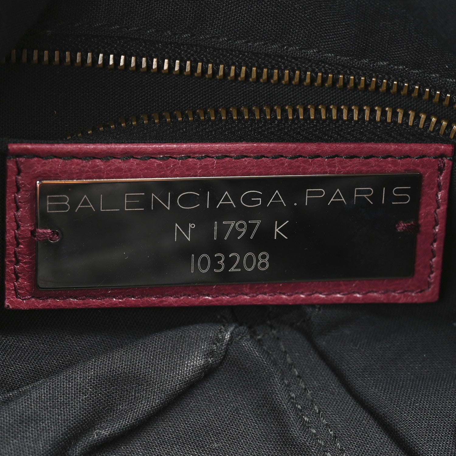 Balenciaga Agneau Classic Hardware First Bordeaux 7 of 11