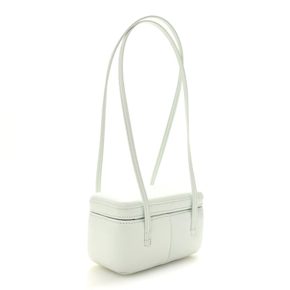Chanel Shiny Caviar Preppy Coco Long Vanity With Strap Light Blue 3 of 12