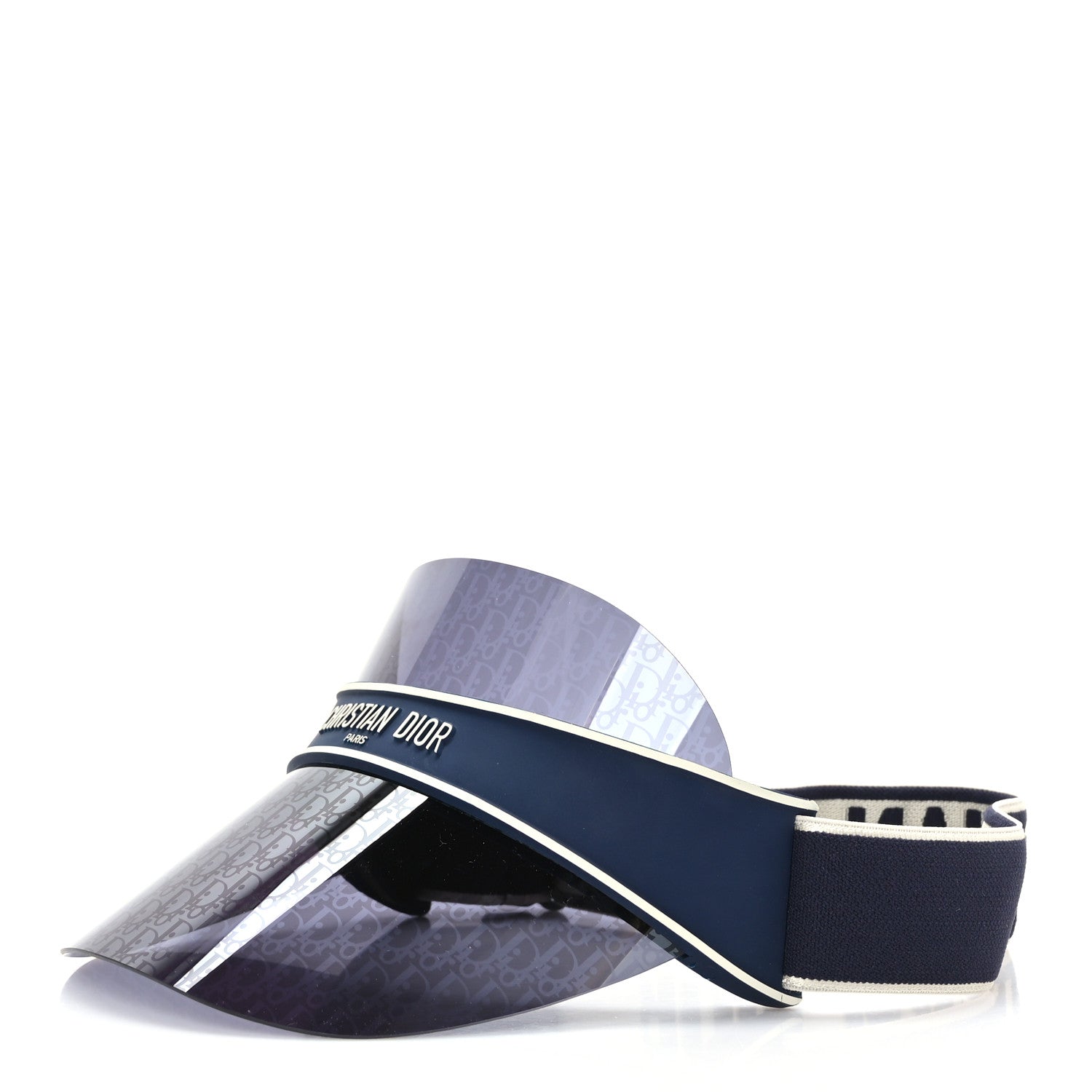 Christian Dior Oblique DiorClub V1U Sun Visor Blue 1 of 7