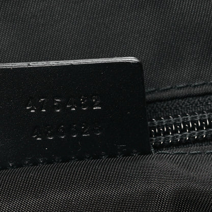 Gucci GG Supreme Monogram Web Flap Messenger Bag Black 7 of 9