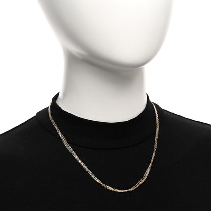 Cartier 18K Pink Yellow White Gold Three Chain Necklace 2 of 5